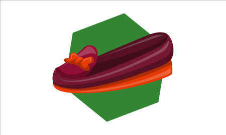 Shoes Back To School Template Vectorのイラスト素材