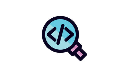 Search Icon Template Vector Sign Designのイラスト素材