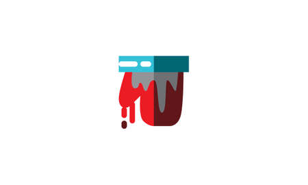 Glove Icon Winter Template Vectorのイラスト素材