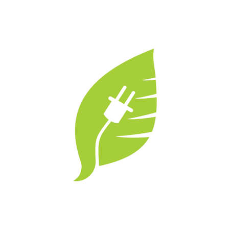 Leaf Logo Design Vector Template Isolatedのイラスト素材