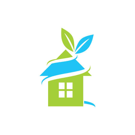 Leaf Logo Design Vector Template Isolatedのイラスト素材