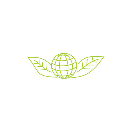 Leaf Logo Design Vector Template Isolatedのイラスト素材