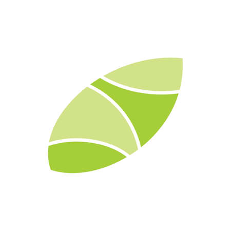 Leaf Logo Design Vector Template Isolatedのイラスト素材