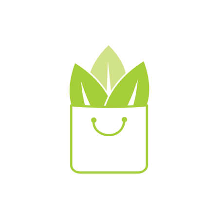 Leaf Logo Design Vector Template Isolatedのイラスト素材