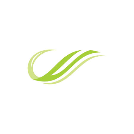 Leaf Logo Design Vector Template Isolatedのイラスト素材