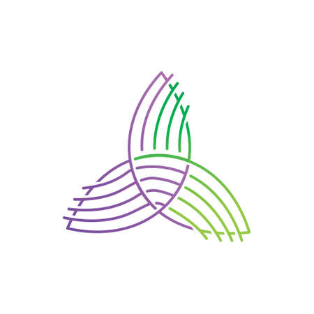 Leaf Logo Design Vector Template Setのイラスト素材