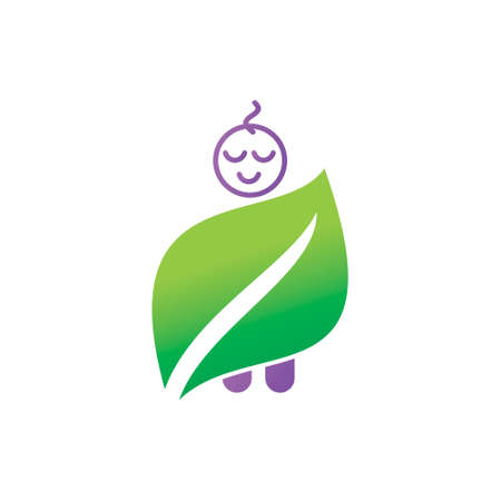 Leaf Logo Design Vector Template Setのイラスト素材