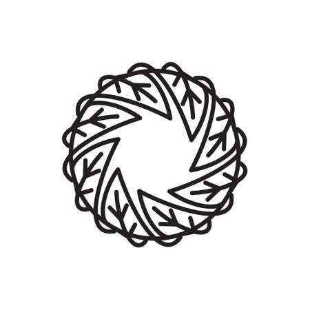 Leaf Logo Design Vector Template Setのイラスト素材