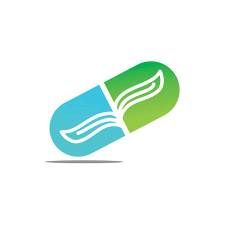 Leaf Logo Design Vector Template Setのイラスト素材