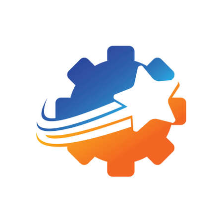 Success Star Logo Design Template Isolatedのイラスト素材