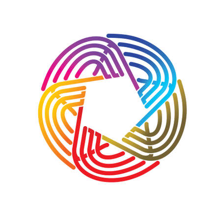 Success Star Logo Design Template Isolatedのイラスト素材