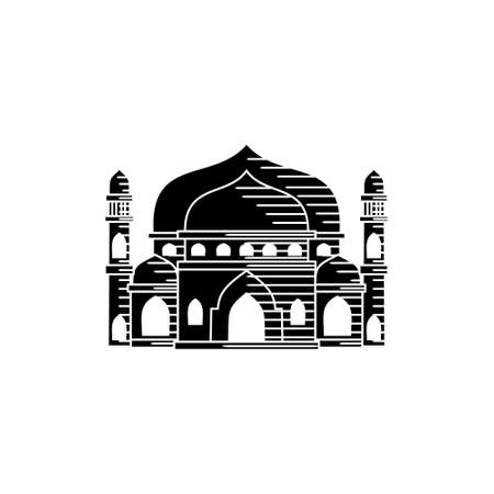 Mosque icon vector Illustration design templateのイラスト素材