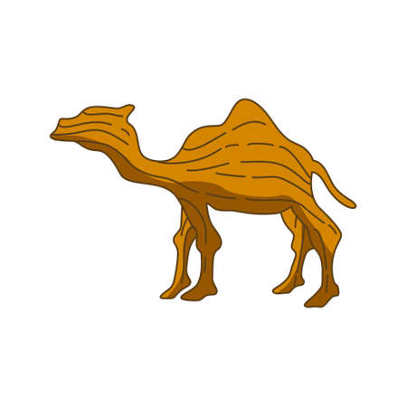 Camel Illustration Animal Vector Designのイラスト素材