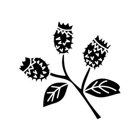 Flower Leaf Illustration Design Template Vectorのイラスト素材
