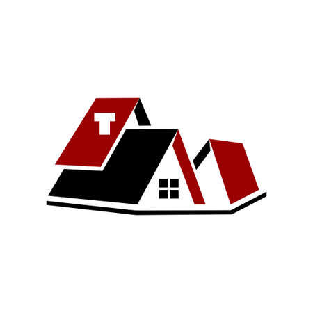 Real Estate Home Property Design Template Vectorのイラスト素材