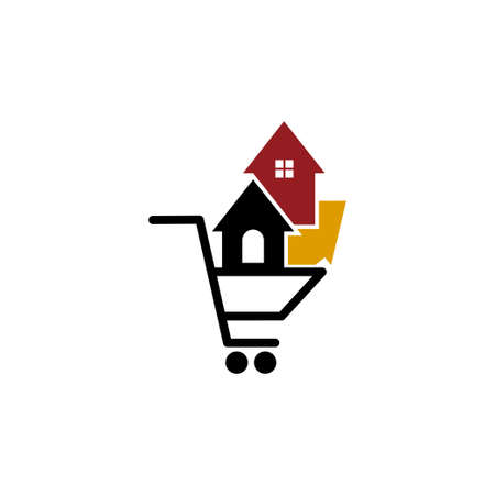 Home House Building Real Estate  Property Design Template Vectorのイラスト素材