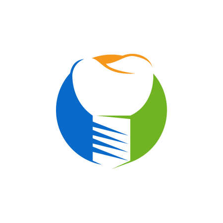 Dental Clinic Logo Tooth abstract design vector templateのイラスト素材
