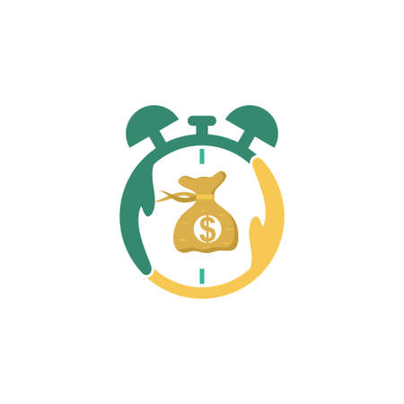 Calendar with payday calculator concept vector isolated illustrationのイラスト素材