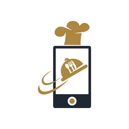 Restaurant Service Abstract Logo Template Symbol Iconのイラスト素材