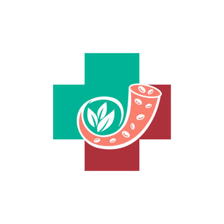 Cholesterol in artery health risk vector design Illustrationのイラスト素材