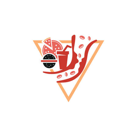 Cholesterol in artery health risk vector design Illustrationのイラスト素材