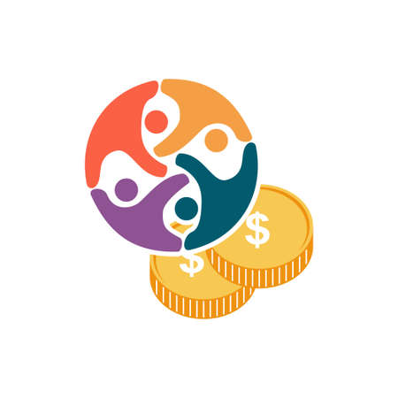 Trust Commitment Teamwork Together Business Illustration Vectorのイラスト素材