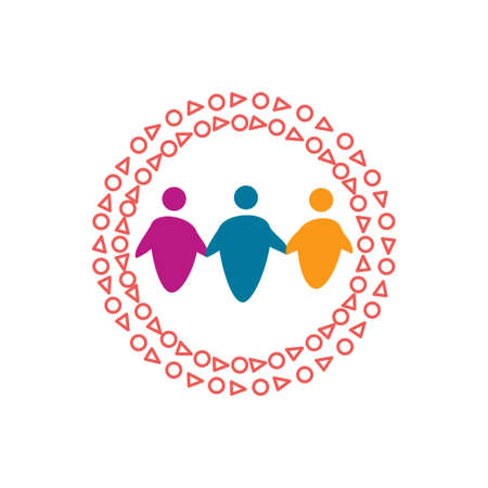 Trust Commitment Teamwork Together Business Illustration Vectorのイラスト素材