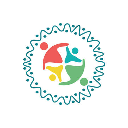 Trust Commitment Teamwork Together Business Illustration Vectorのイラスト素材