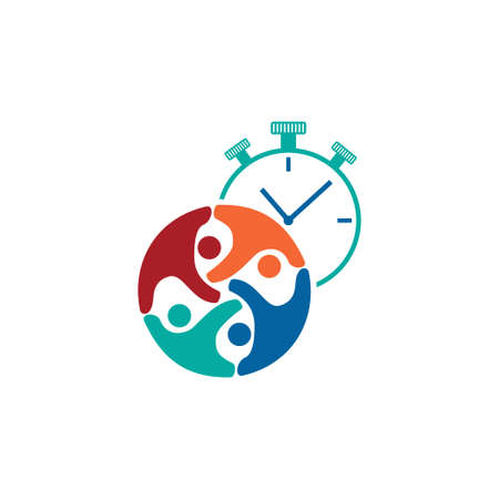 Commitment Teamwork Together Business Logo Illustration Vector