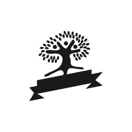 Commitment Teamwork Together Business Black Logo Illustration Vectorのイラスト素材