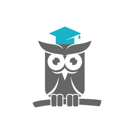 Owl Logo Design Vector Template Isolatedのイラスト素材