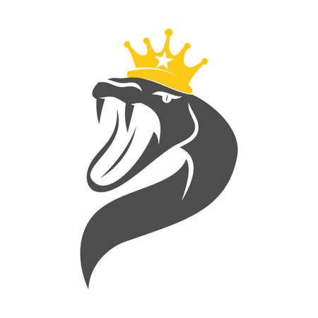 Snake   template design Vector illustration Isolatedのイラスト素材