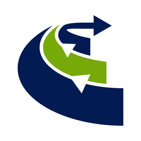 letter C accounting business Finance logo Icon Illustration Brand Identityのイラスト素材