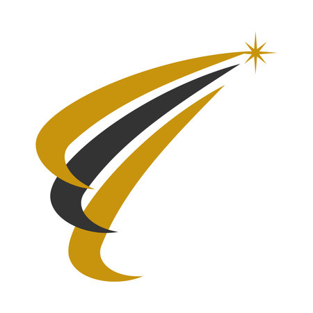 success prosperity action prestige Logo template isolatedのイラスト素材