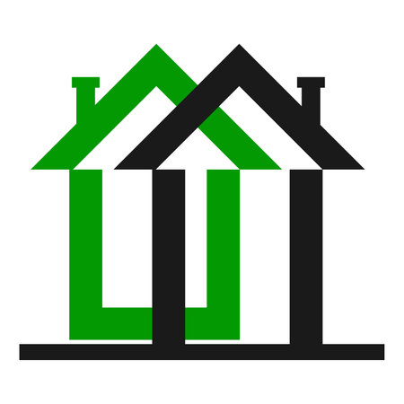 team real estate logo template Isolatedのイラスト素材