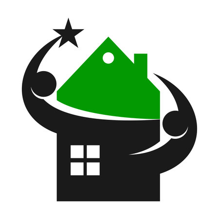 team real estate logo template Isolatedのイラスト素材