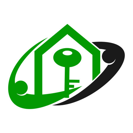 team real estate logo template Isolatedのイラスト素材