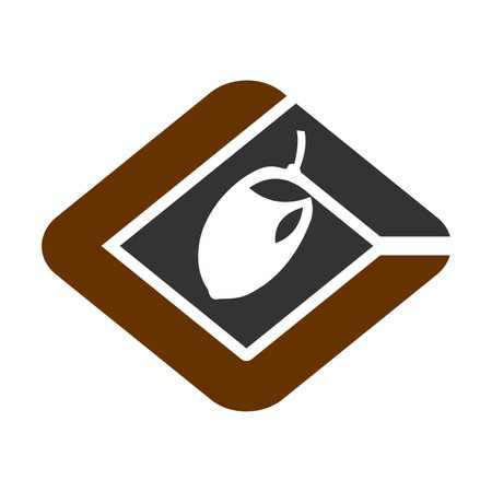 letter c and a cupuacu logo Vector Templateのイラスト素材