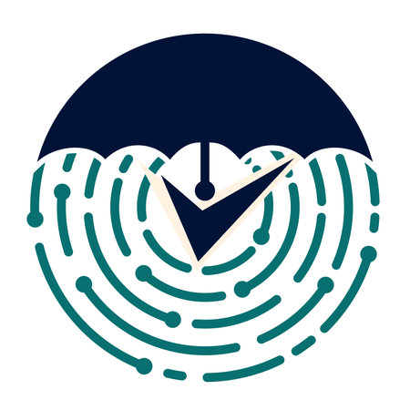 security tech logo design template Icon Illustration Brand Identityのイラスト素材