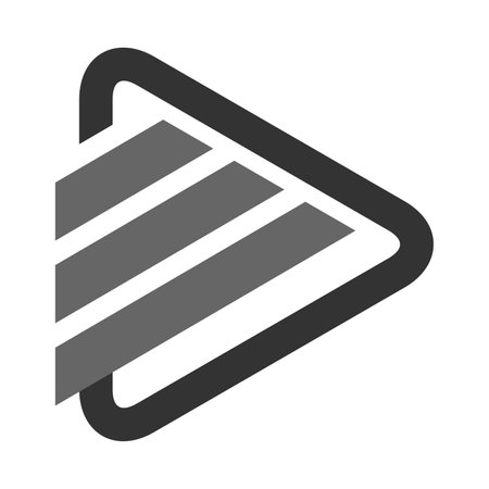 media business logo Icon Illustration Brand Identityのイラスト素材