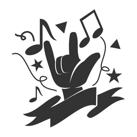 music festival event Icon Illustration Brand Identityのイラスト素材