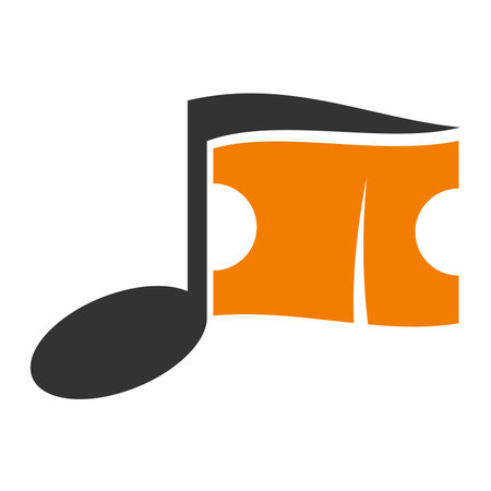 Ticket Design Concept Icon Illustration Brand Identityのイラスト素材