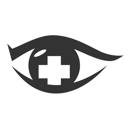 Eye care Icon Illustration Brand Identityのイラスト素材