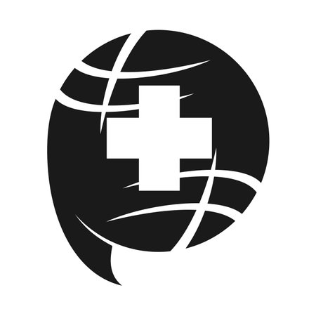 Online medical icon template Icon Illustration Brand Identityのイラスト素材