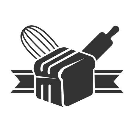 Bakery logo badge template Icon Illustration Brand Identityのイラスト素材