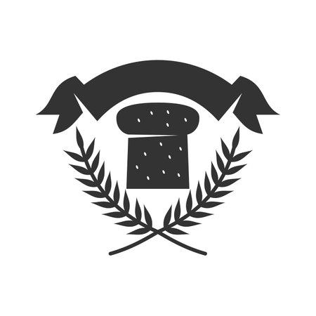 Bakery logo badge template Icon Illustration Brand Identityのイラスト素材