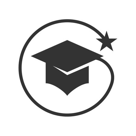 Online education logo template template Icon Illustration Brand Identityのイラスト素材