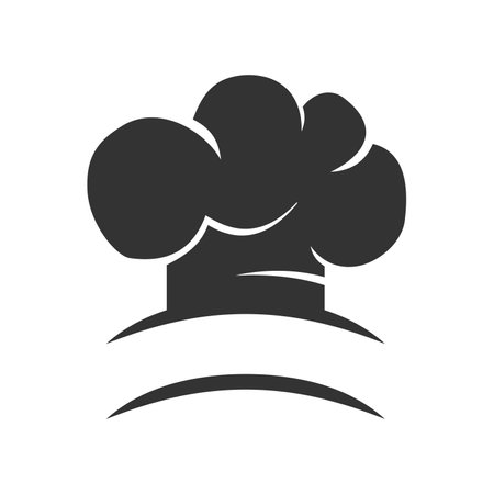chef logo template Icon Illustration Brand Identity.Isolated and flat illustration. Vector graphicのイラスト素材