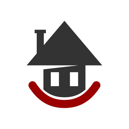 real estate solution logo template Icon Illustration Brand Identity. Isolated and flat illustration. Vector graphicのイラスト素材