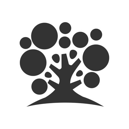 People Tree Vector Logo Template template Icon Illustration Brand Identity.Isolated and flat illustration. graphicのイラスト素材